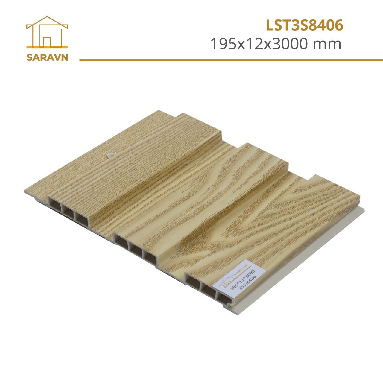 Tấm ốp lam 3 sóng Saravn