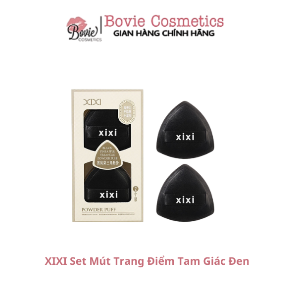 XIXI Set Mút Trang Điểm Tam Giác Đen GJ66