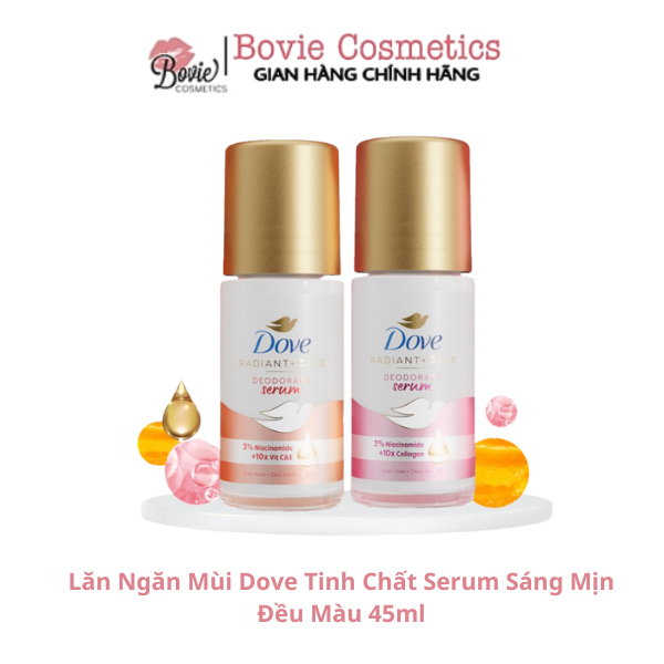 Lăn Ngăn Mùi Dove Tinh Chất Serum Sáng Mịn Đều Màu 45ml ( Dạng lăn )