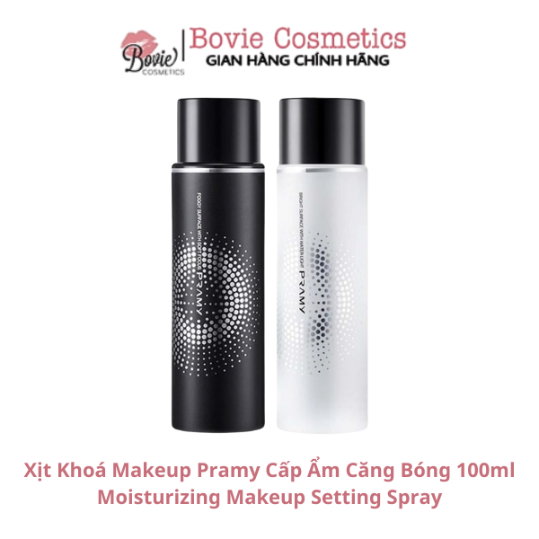 Xịt Khoá Makeup Pramy Cấp Ẩm Căng Bóng Moisturizing Makeup Setting Spray