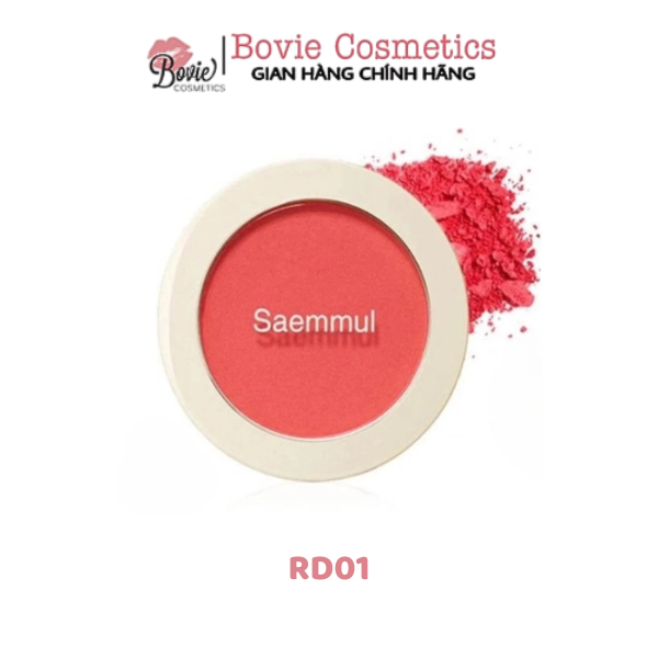 Phấn má hồng mềm mịn lâu trôi the SAEM Saemmul Single Blusher (5g)