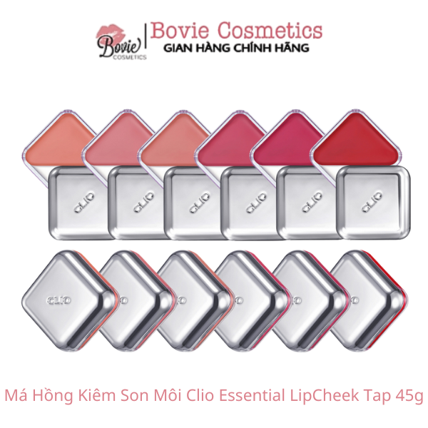 Má Hồng Kiêm Son Môi Clio Essential LipCheek Tap 45g