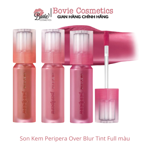 Son Kem Peripera Over Blur Tint Full màu