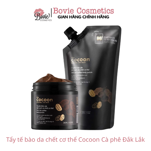 Tẩy tế bào da chết cơ thể Cocoon Cà phê Đắk Lắk