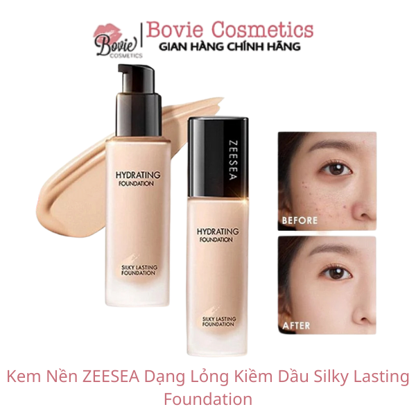 Kem Nền ZEESEA Dạng Lỏng Kiềm Dầu Silky Lasting Foundation