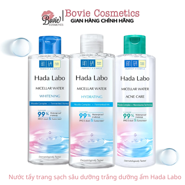 Nước Tẩy Trang Hada Labo Sạch Sâu Dưỡng Sáng
