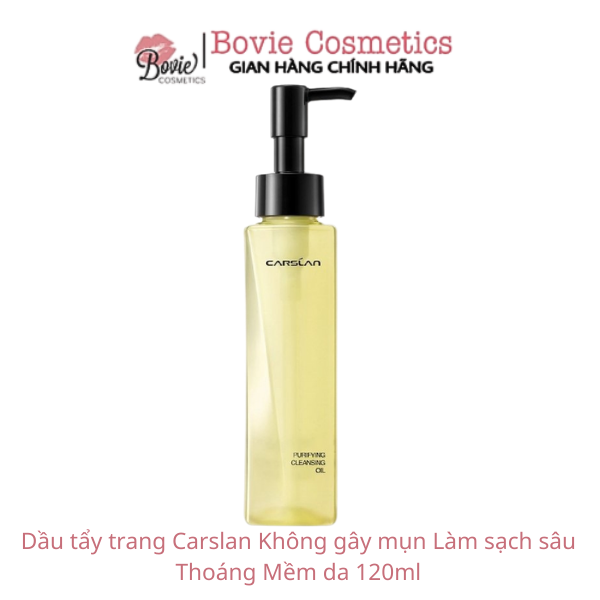 Dầu tẩy trang Carslan Không gây mụn Làm sạch sâu Thoáng Mềm da 120ml