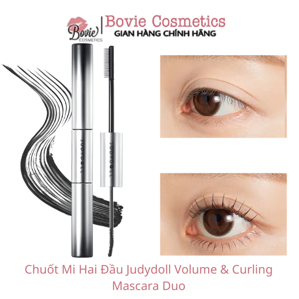 Chuốt Mi Hai Đầu Judydoll Volume & Curling Mascara Duo