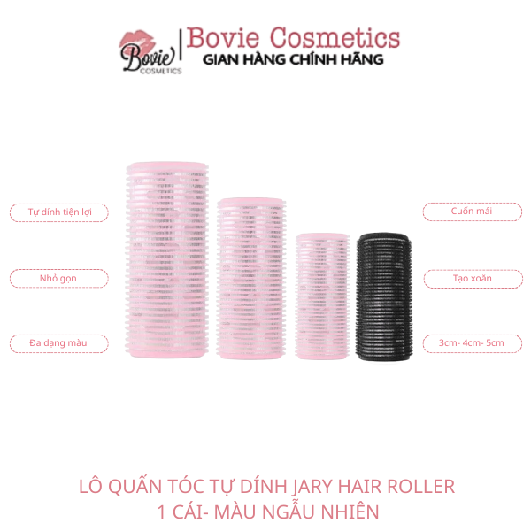 LÔ QUẤN TÓC TỰ DÍNH JARY HAIR ROLLER NHIỀU SIZE ( Màu ngẫu nhiên )