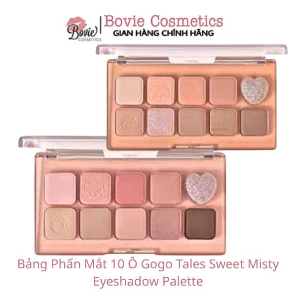 Bảng Phấn Mắt 10 Ô Gogo Tales Sweet Misty Eyeshadow Palette