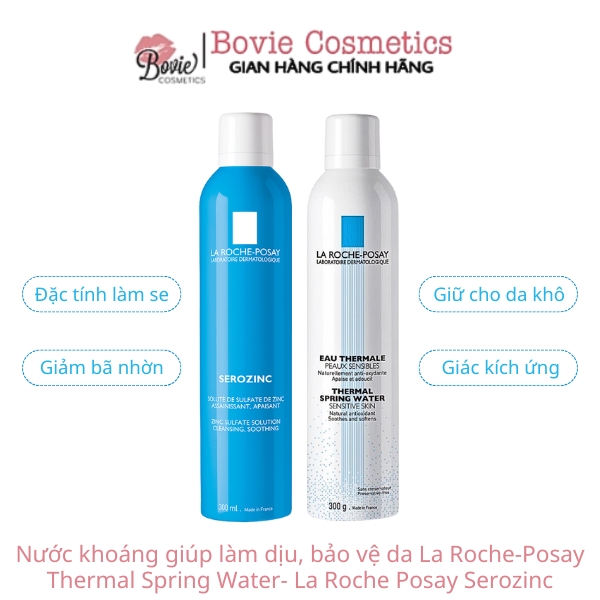 Nước  xịt khoáng giúp làm dịu, bảo vệ da  La Roche-Posay Thermal Spring Water- La Roche Posay Serozinc