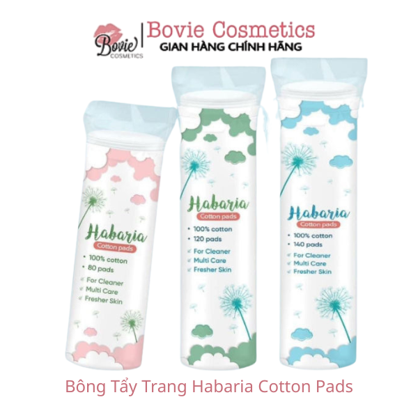 Bông Tẩy Trang Habaria Cotton Pads