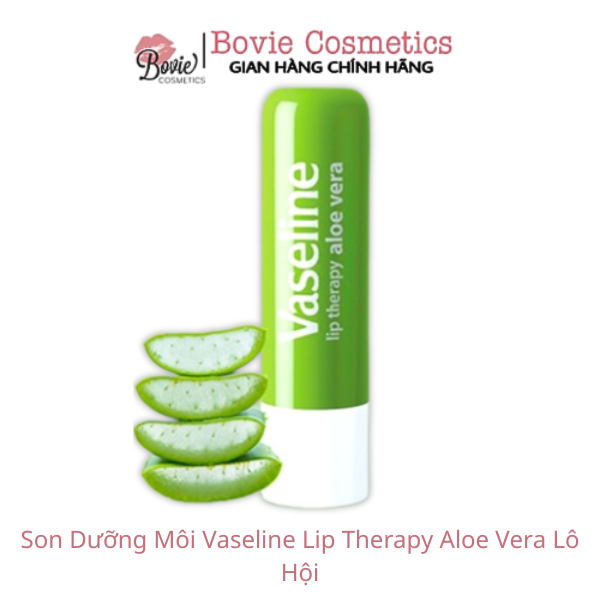 Son Dưỡng Môi Vaseline Lip Therapy Aloe Vera Lô Hội