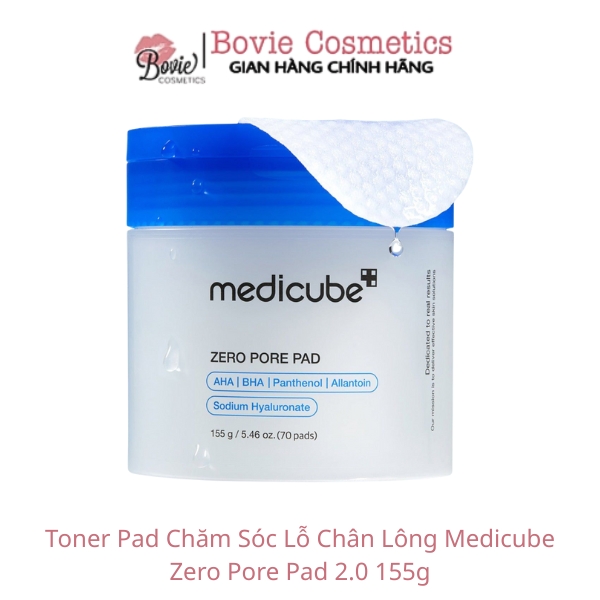 Toner Pad Chăm Sóc Lỗ Chân Lông Medicube Zero Pore Pad 2.0 155g