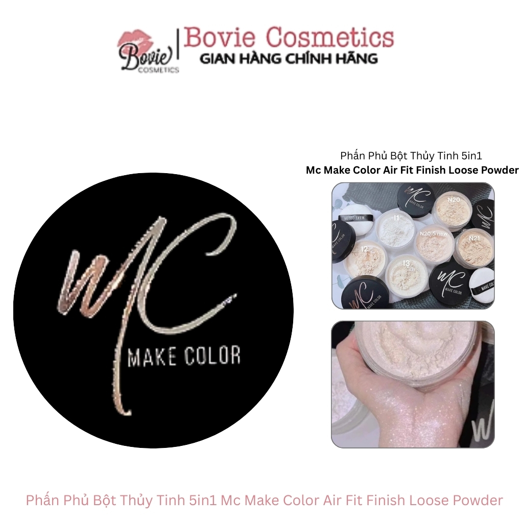 Phấn Phủ Bột Thủy Tinh 5in1 Mc Make Color Air Fit Finish Loose Powder 35g