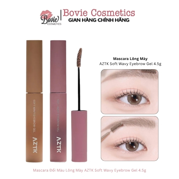 Mascara Đổi Màu Lông Mày AZTK Soft Way Eyebrow Gel