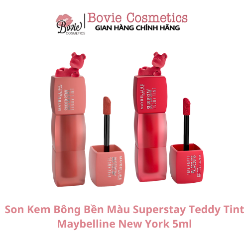 Son Kem Bông Bền Màu Superstay Teddy Tint Maybelline New York 5ml