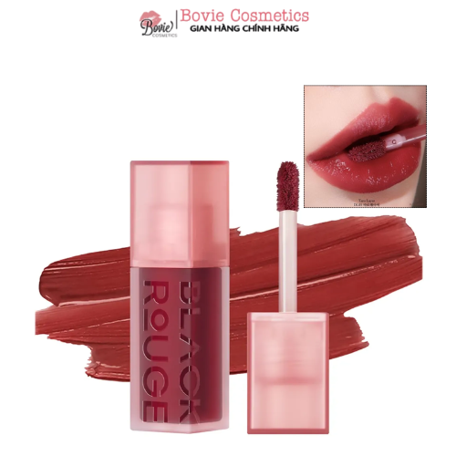 Son Black Rouge Double Layer Over Velvet