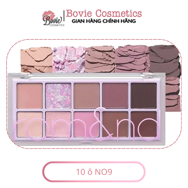 Bảng Phấn Mắt 10 Ô Siêu Lấp Lánh Romand Better Than Eye Palette