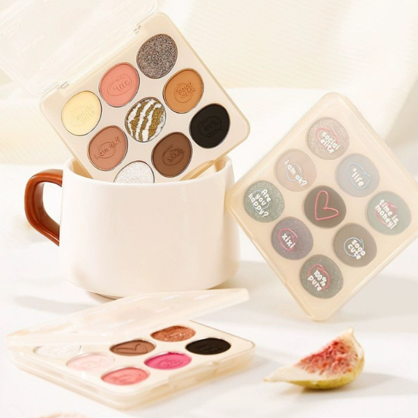 Bảng Phấn Mắt 9 Ô XIXI Doodle Log Nine Color Eyeshadow