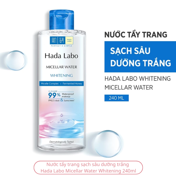 Nước Tẩy Trang Hada Labo Sạch Sâu Dưỡng Sáng