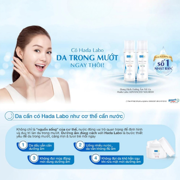 Kem Dưỡng Hada Labo dưỡng trắng- dưỡng ẩm- chống lão hoá