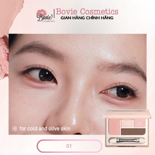 Bảng mắt Judydoll 4 ô kèm bắt sáng JudydoLL Under Eyeshadow Palette 3.2g