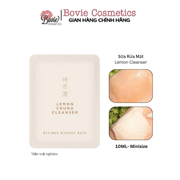 Sữa Rửa Mặt Chanh Đường Đen Lemon Chung Cleanser 200ML