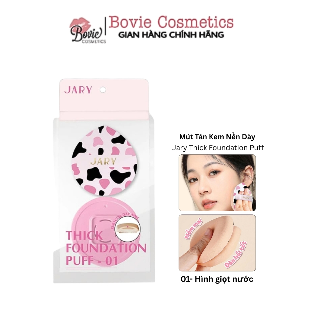 Mút tán kem nền dày Jary Thick Foundation Puff