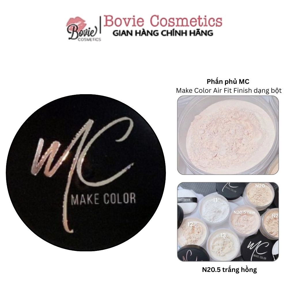 Phấn Phủ Bột Thủy Tinh 5in1 Mc Make Color Air Fit Finish Loose Powder 35g