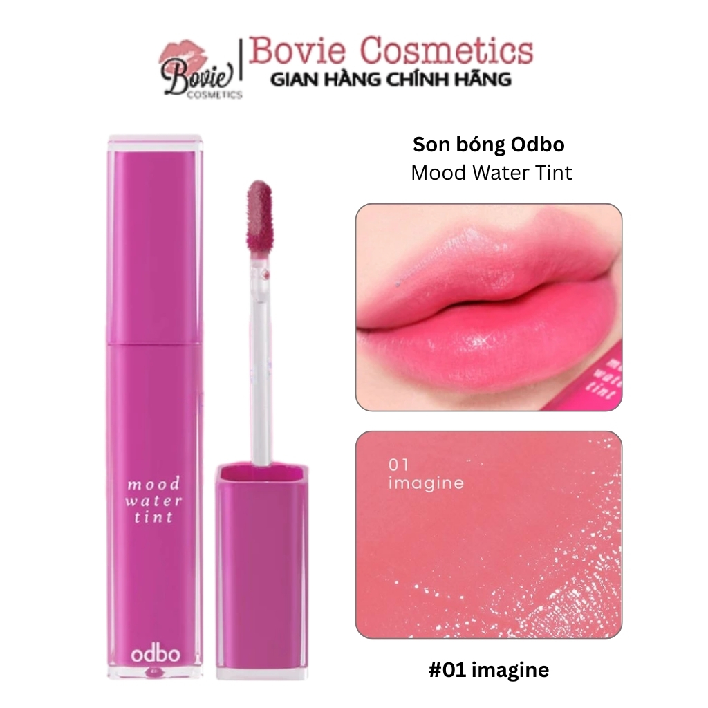 Son Odbo Mood Water Tint Chất Son Mỏng Nhẹ Không Khô Môi 2.5g OD5007