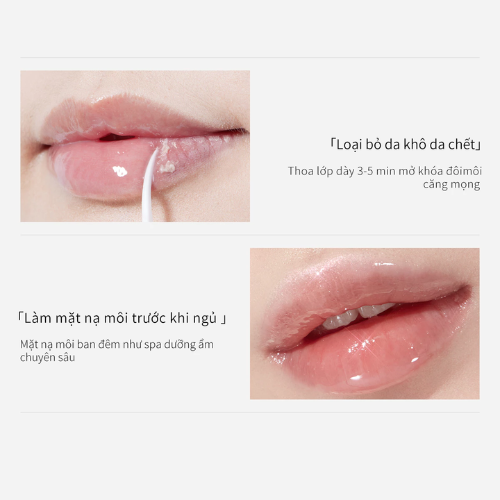 Son Mooekiss Serum Dưỡng Không Dính Cốc Hiệu ứng Tráng Gương Hai đầu đa Năng 3ml+3ml