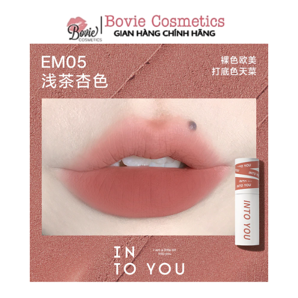 Son Kem Bùn & Má Hồng Mịn Môi Lâu Trôi Into You Shero Super Matte Lip & Cheek Mud 2g