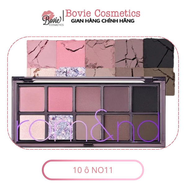 Bảng Phấn Mắt 10 Ô Siêu Lấp Lánh Romand Better Than Eye Palette