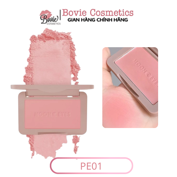Phấn má hồng Moon Eyes / MoonEyes Color dạng bột mịn tạo khối trang điểm tự nhiên lâu trôi