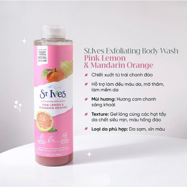 Sữa Tắm Dưỡng Da StIves Body Wash