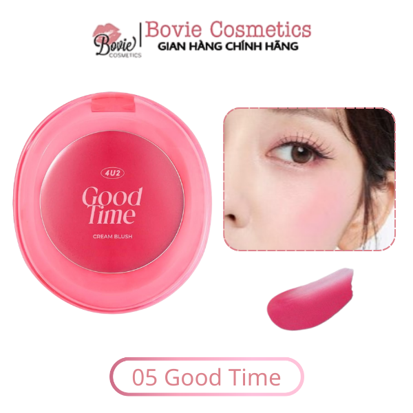 Má Hồng Kem 4U2 Quả Trứng  Good Cream Blush