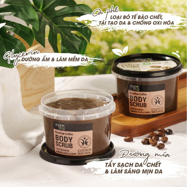 Tẩy Tế Bào Chết Toàn Thân Organic Shop Body Scrub