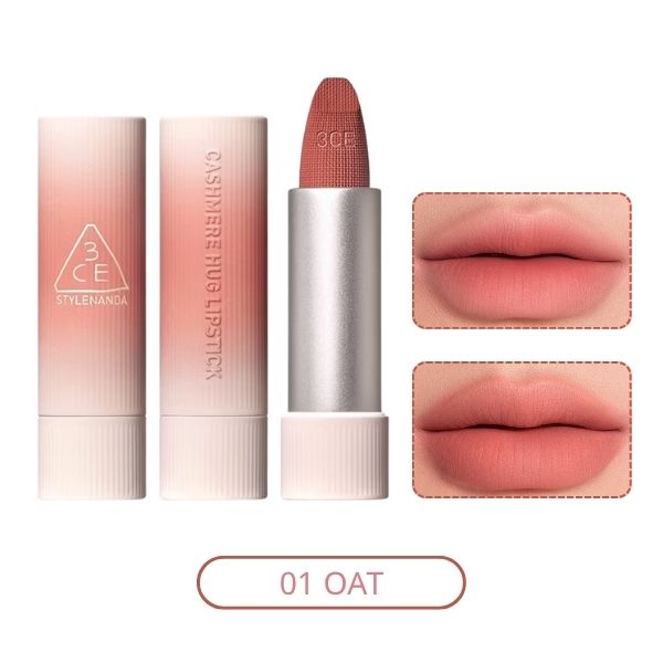 Son Thỏi Mịn Lì, Mềm Môi 3CE Cashmere Hug Lipstick 3.5g