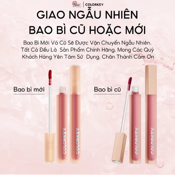 Son Kem Lì Siêu Mịn Môi Colorkey Soft Matte Water Tint 1.8g