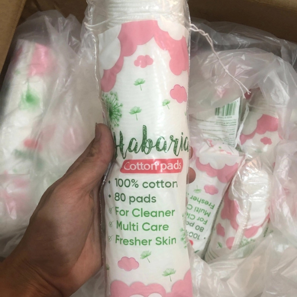 Bông Tẩy Trang Habaria Cotton Pads