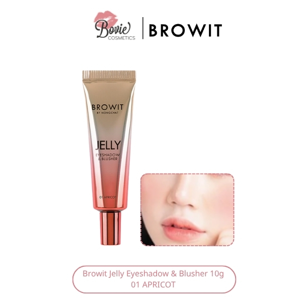 Kem Má Hồng Và Phấn Mắt Browit By NongChat Jelly Eyeshadow & Blusher 10g