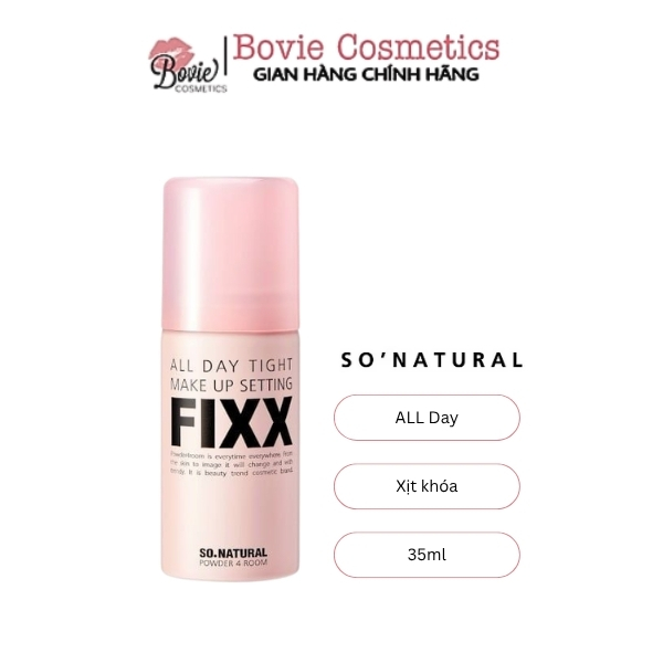 Xịt Makeup So Natural All Day Tight Fixx