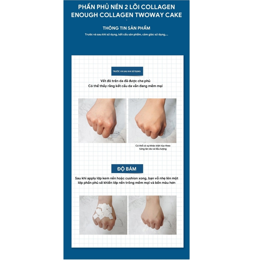 PHẤN PHỦ 2 LÕI COLLAGEN ENOUGH COLLAGEN TWOWAY CAKE