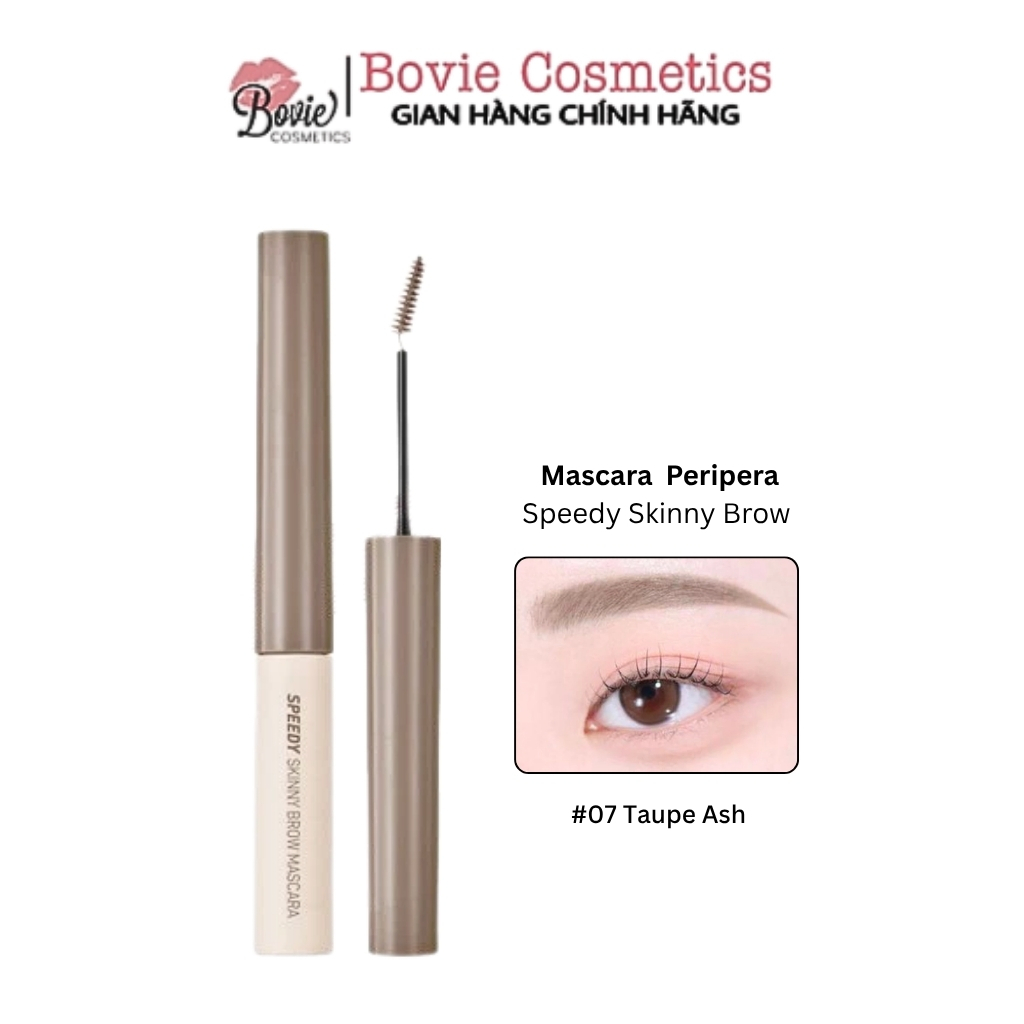 Mascara Chân Mày Peripera Có Màu Speedy Skinny Brow Mascara 3g