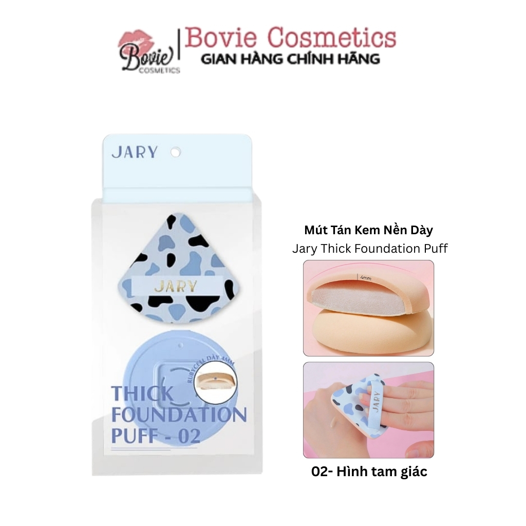 Mút tán kem nền dày Jary Thick Foundation Puff