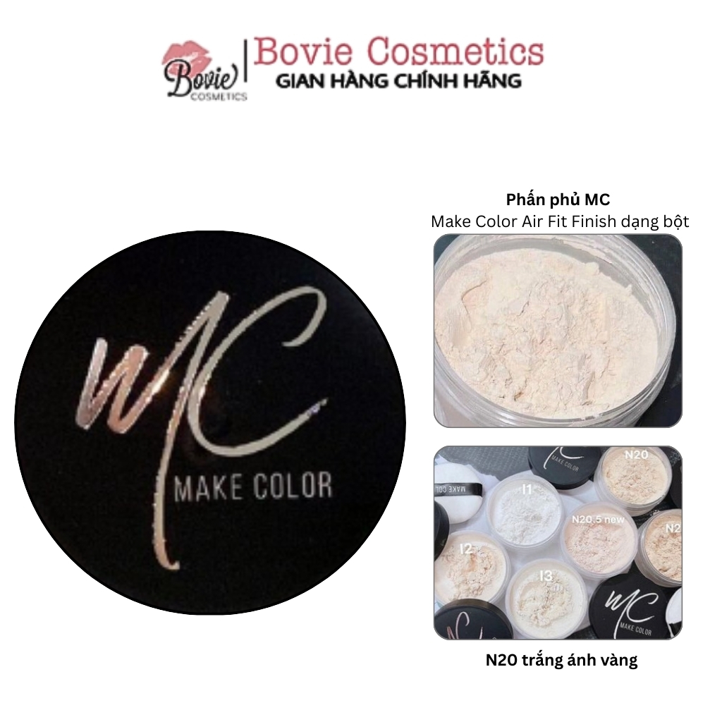 Phấn Phủ Bột Thủy Tinh 5in1 Mc Make Color Air Fit Finish Loose Powder 35g