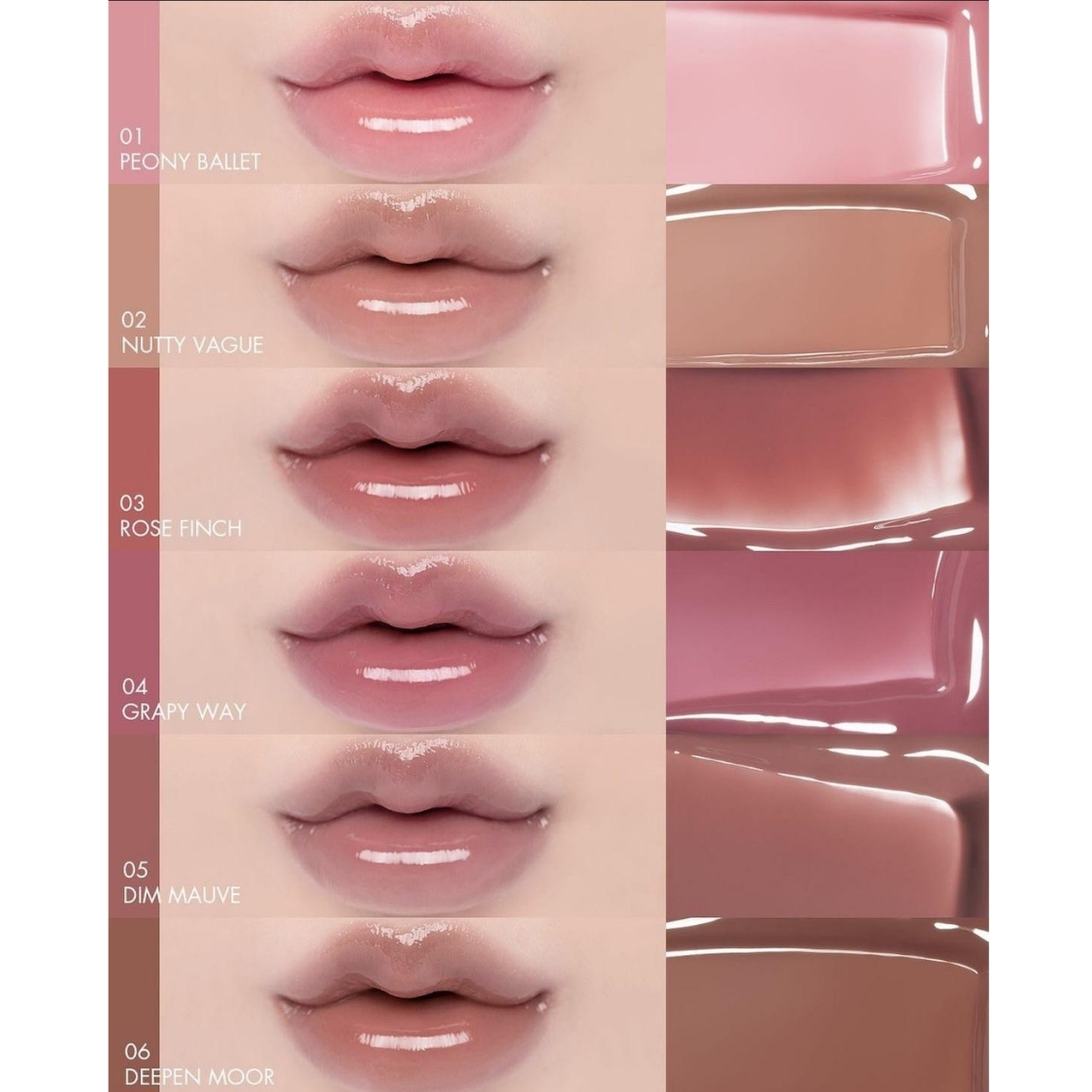 Son tint bóng Romand Glasting Color Gloss