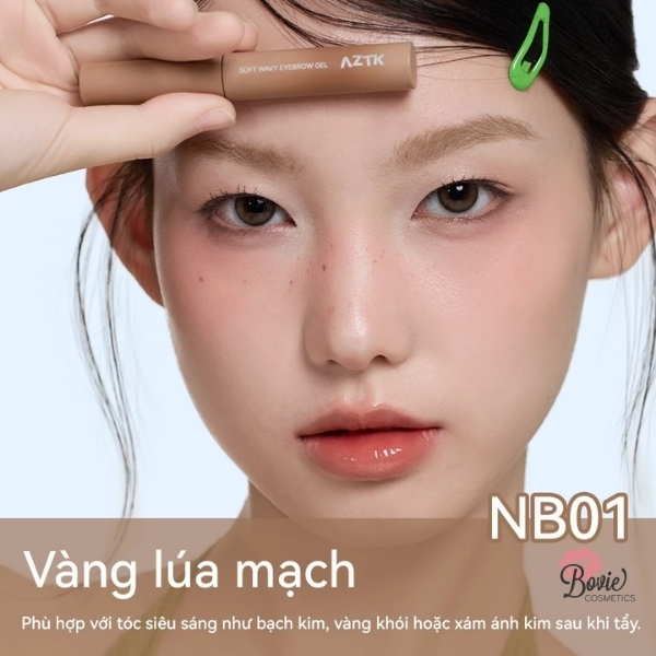 Mascara Đổi Màu Lông Mày AZTK Soft Way Eyebrow Gel