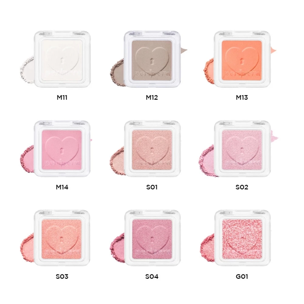 [PERIPERA] Phấn Mắt Đơn Tiện Lợi PERIPERA Heart Pocket Single